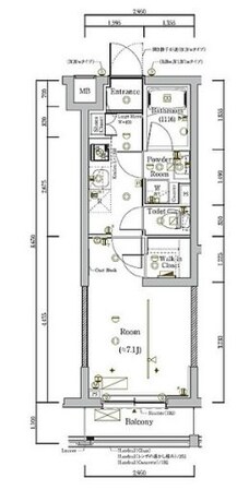 スカイコートグレース中野哲学堂の物件間取画像